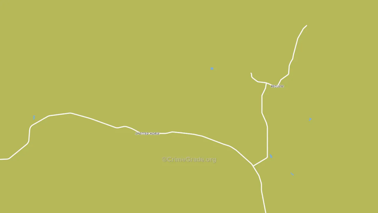 Spotted Horse, WY Map of Vandalism Rates