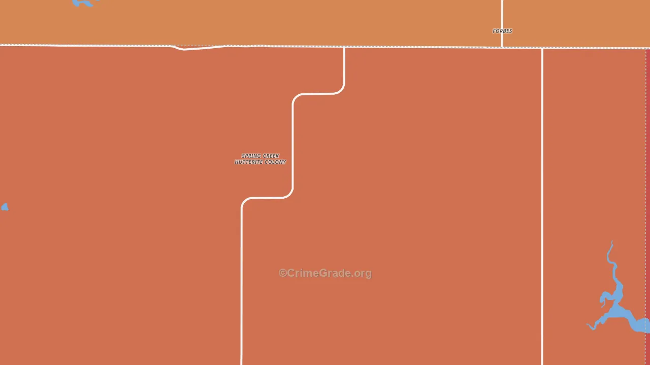 Spring Creek Colony, SD Map of Vandalism Rates