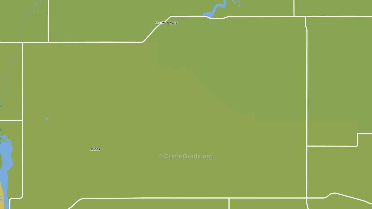 Springbrook, ND Map of Vandalism Rates