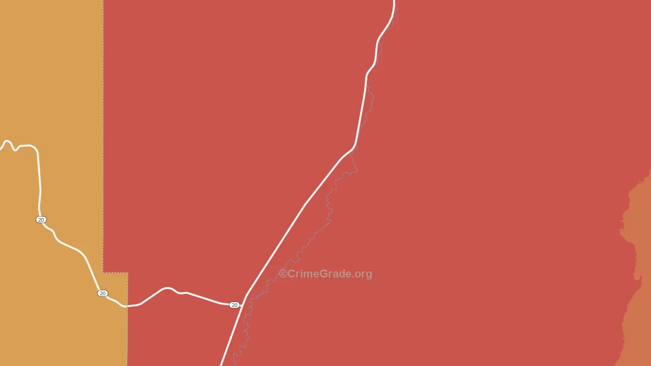Spry, UT Map of Vandalism Rates