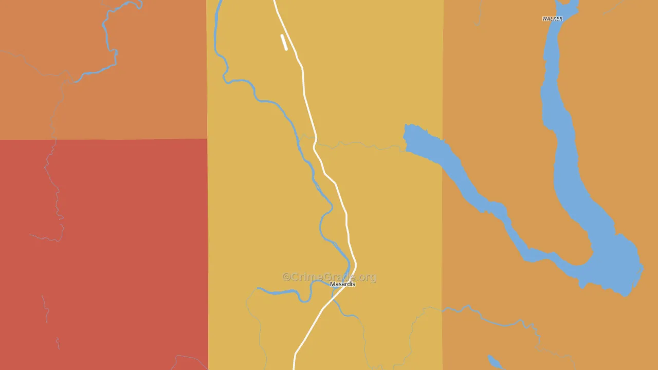 Squapan, ME Map of Vandalism Rates