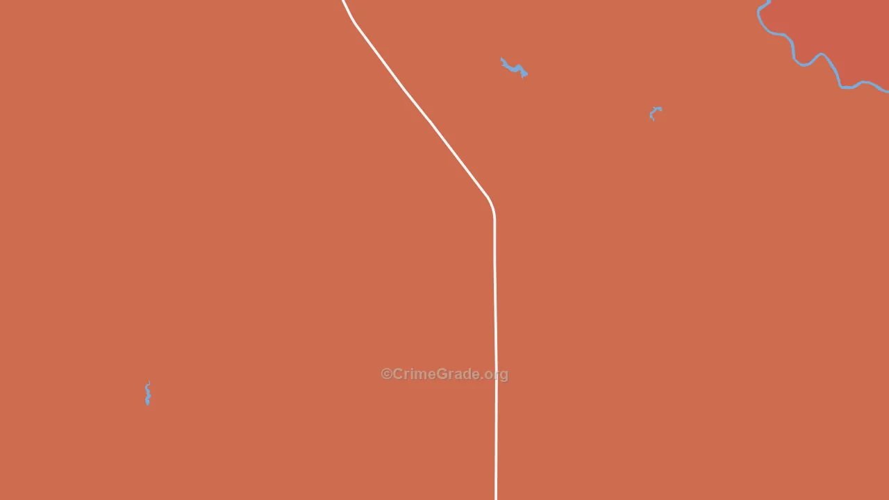 Square Butte, MT Map of Vandalism Rates