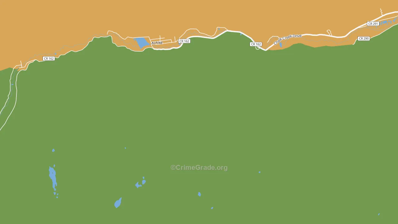 St. Elmo, CO Map of Vandalism Rates