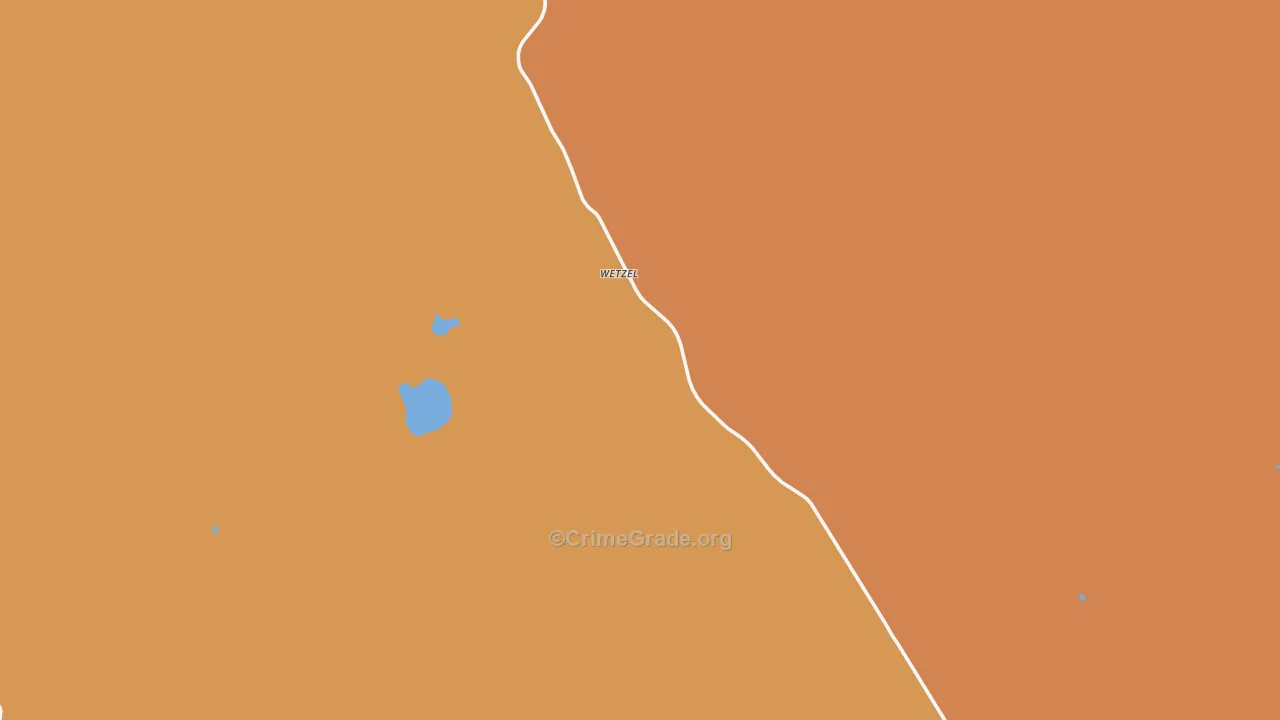 St. Mary, MT Map of Vandalism Rates