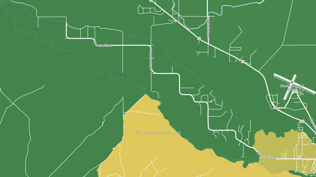 St. Stephens, WY Map of Vandalism Rates