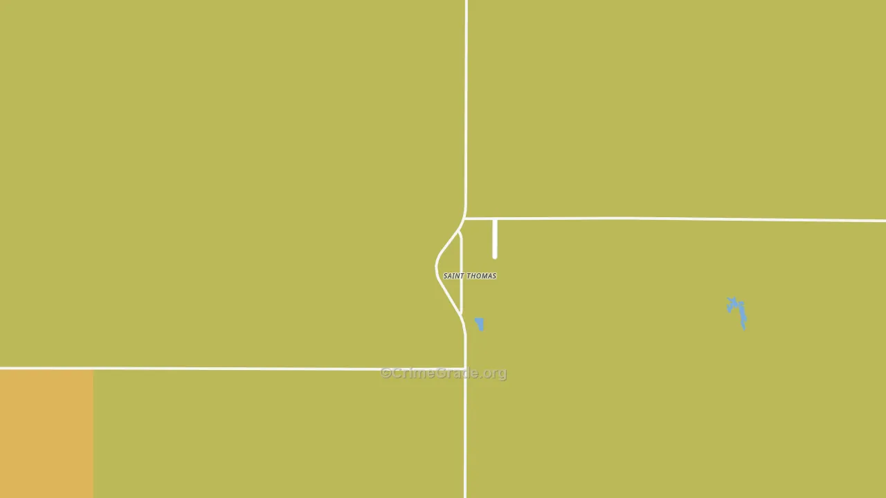St. Thomas, ND Map of Vandalism Rates