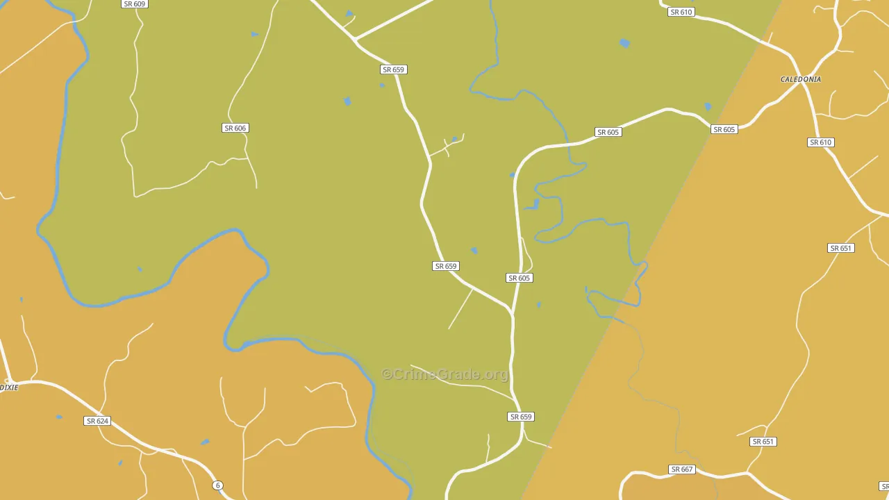 Stage Junction, VA Map of Vandalism Rates