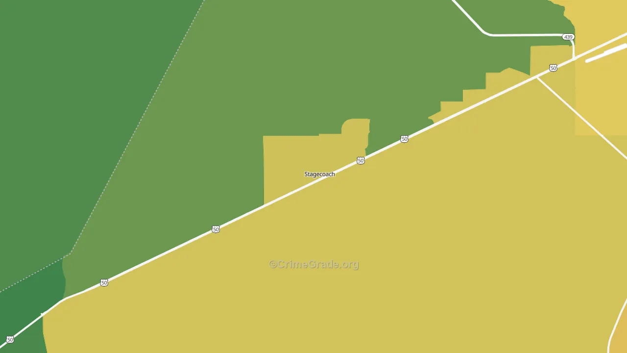 Stagecoach, NV Map of Vandalism Rates