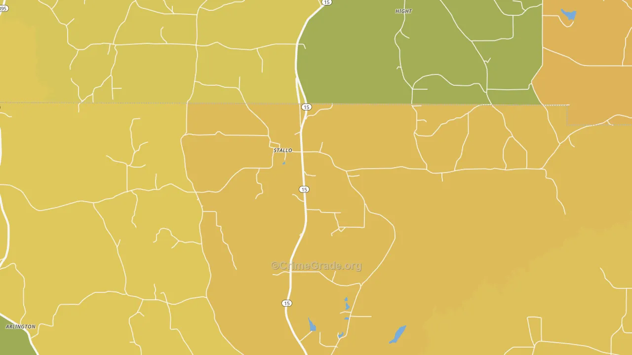 Stallo, MS Map of Vandalism Rates