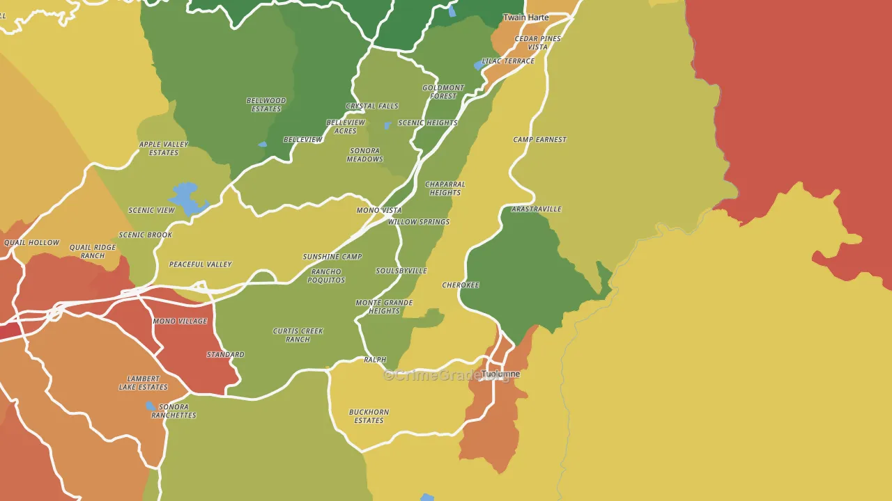 Standard, CA Map of Vandalism Rates