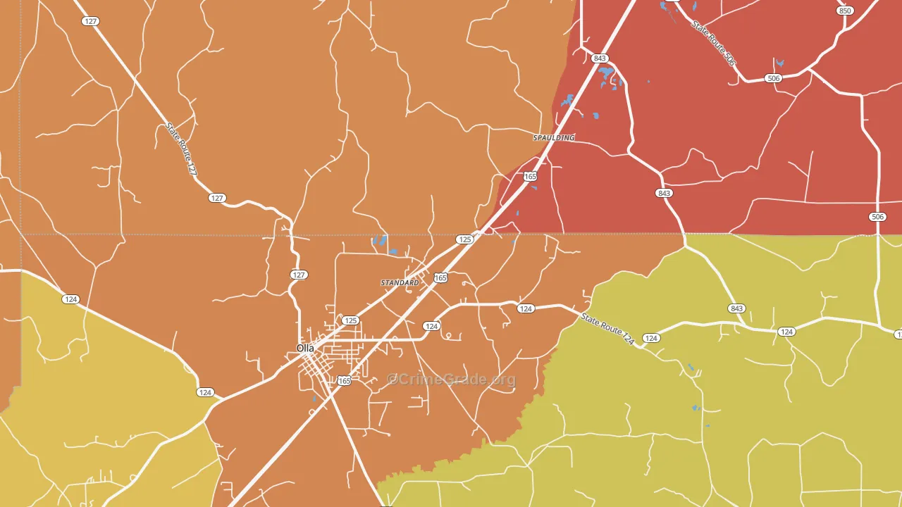 Standard, LA Map of Vandalism Rates