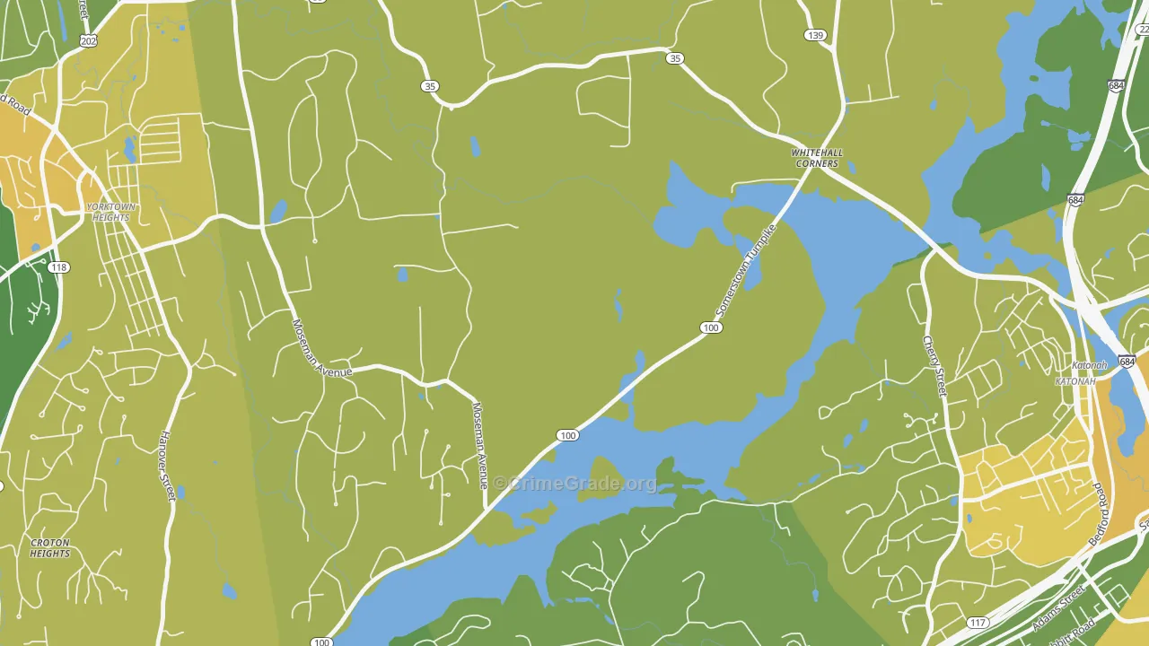 Stanwood, NY Map of Vandalism Rates