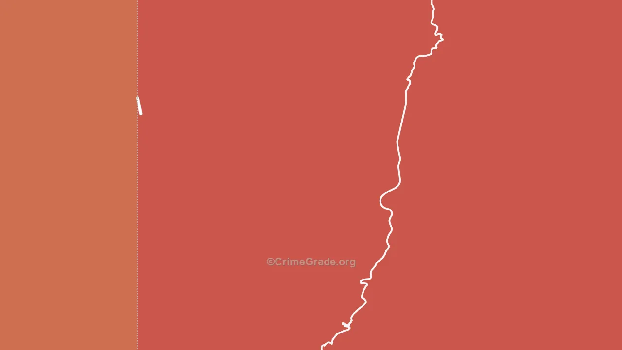 Stargo, AZ Map of Vandalism Rates