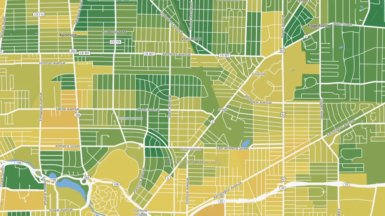 Starin Central, Buffalo, NY Map of Vandalism Rates