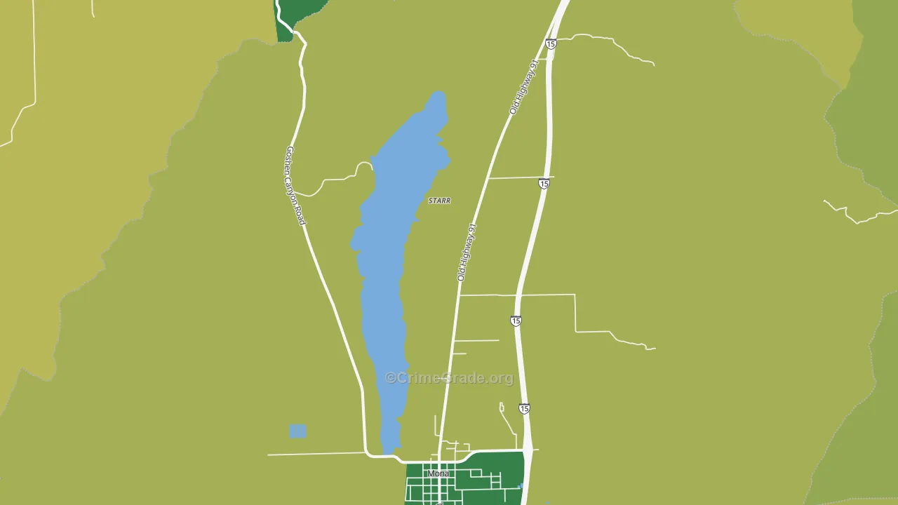 Starr, UT Map of Vandalism Rates