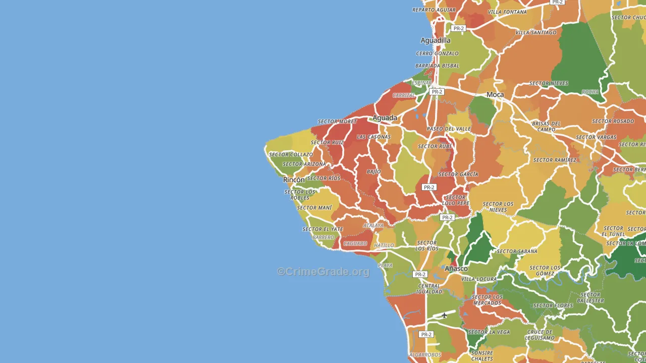 Stella Rincon, PR Map of Vandalism Rates