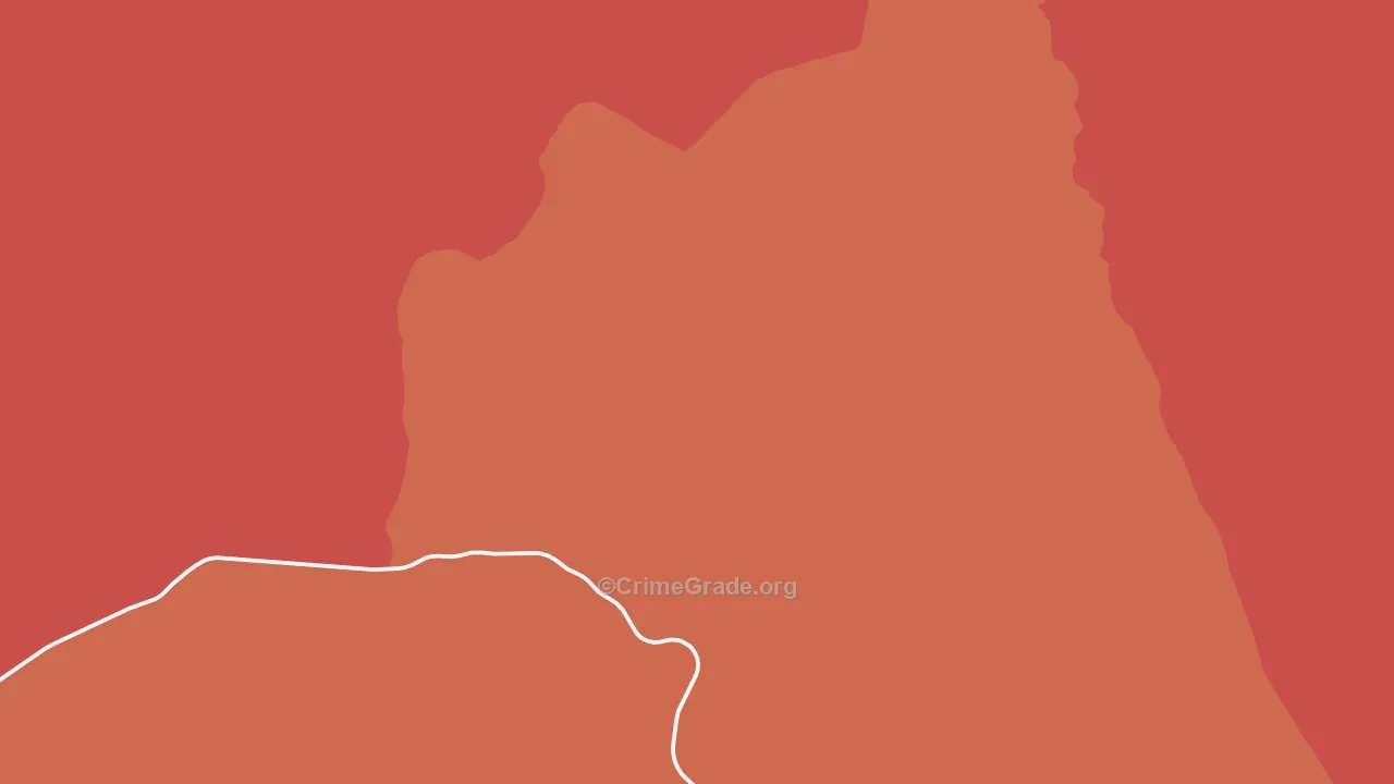 Steptoe, NV Map of Vandalism Rates