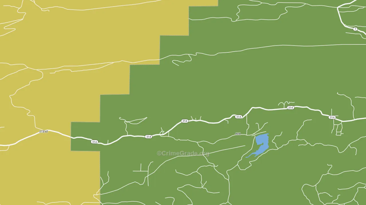 Steve, AR Map of Vandalism Rates
