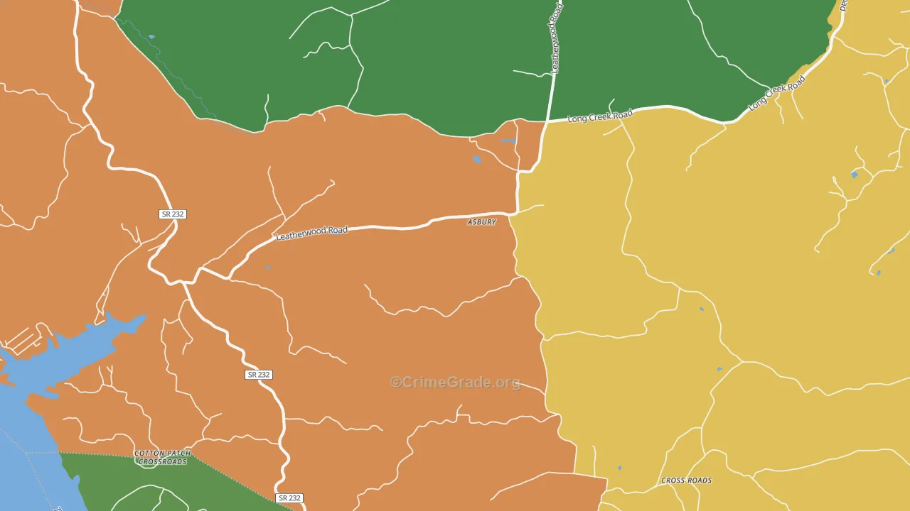 Stewart, TN Map of Vandalism Rates