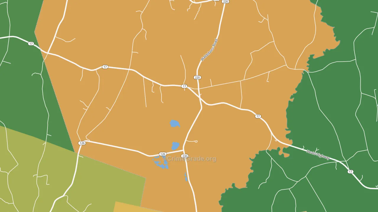 Stickney Corner, ME Map of Vandalism Rates