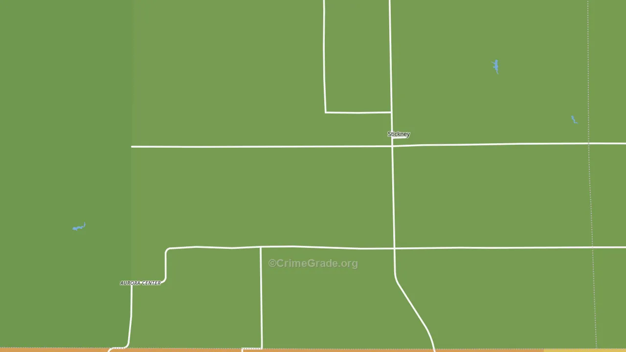 Stickney, SD Map of Vandalism Rates