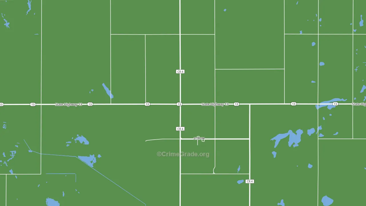 Stirum, ND Map of Vandalism Rates
