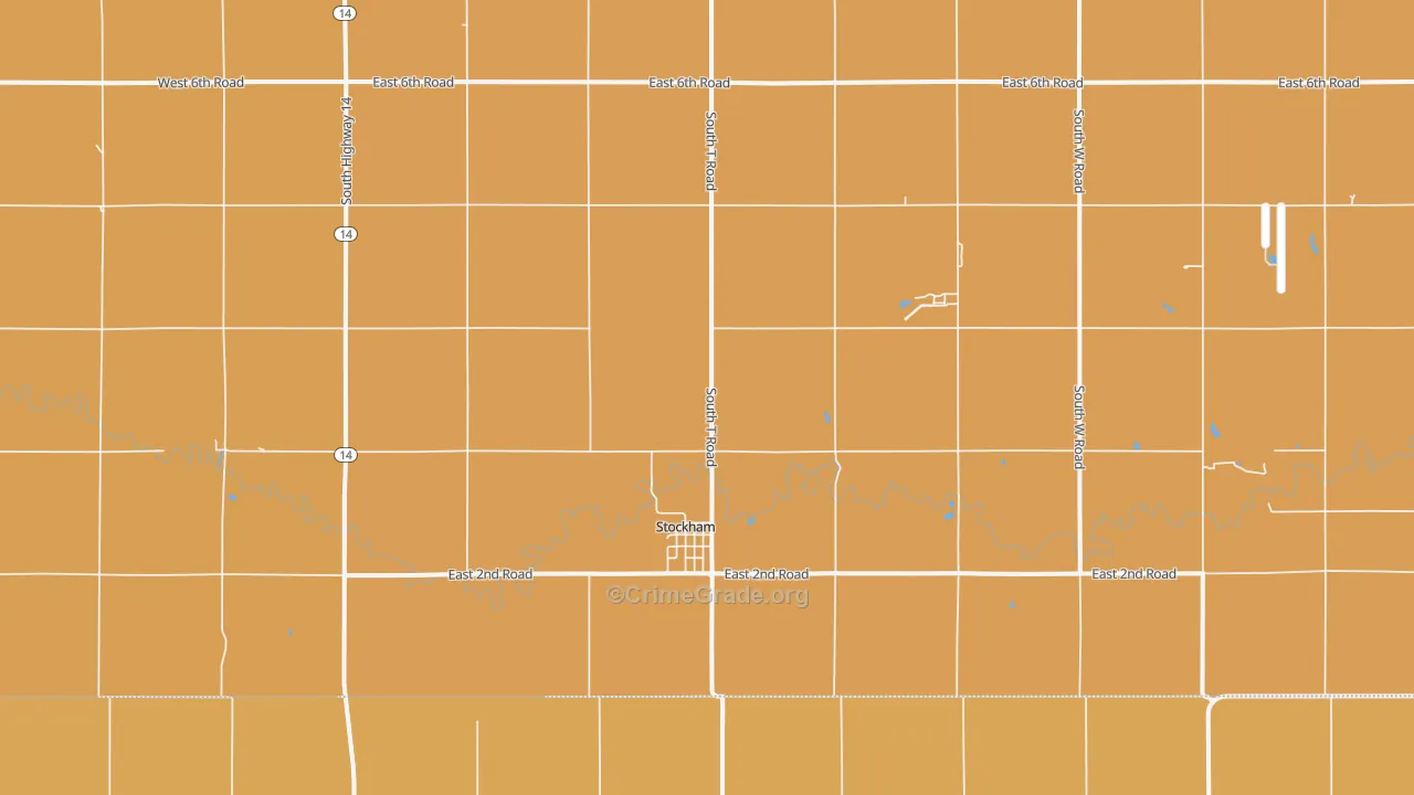 Stockham, NE Map of Vandalism Rates