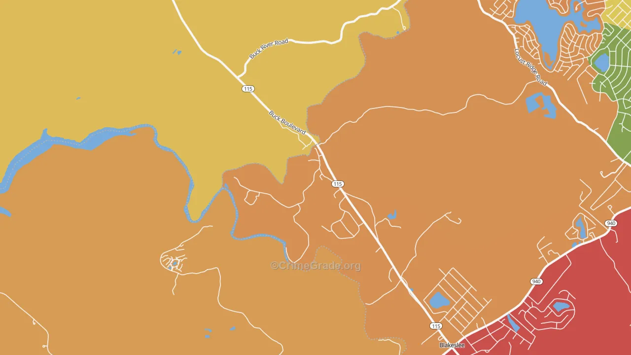 Stoddartsville, PA Map of Vandalism Rates