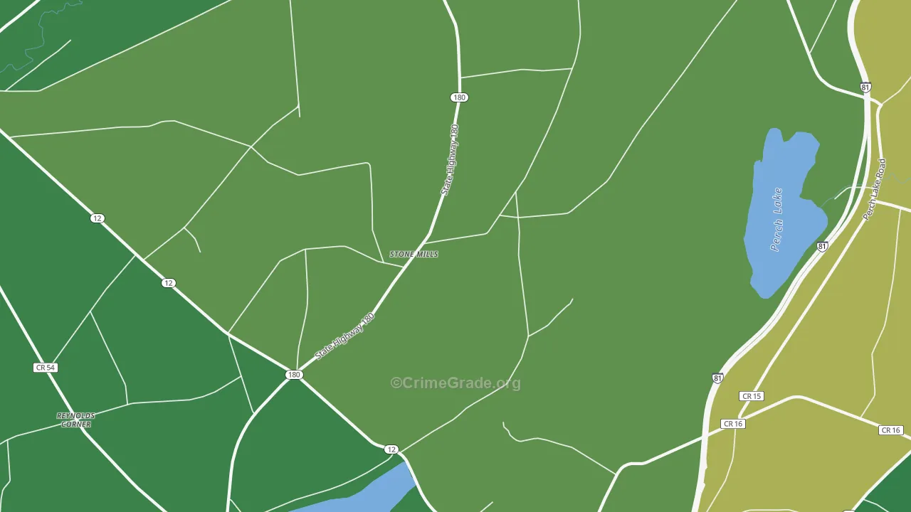 Stone Mills, NY Map of Vandalism Rates