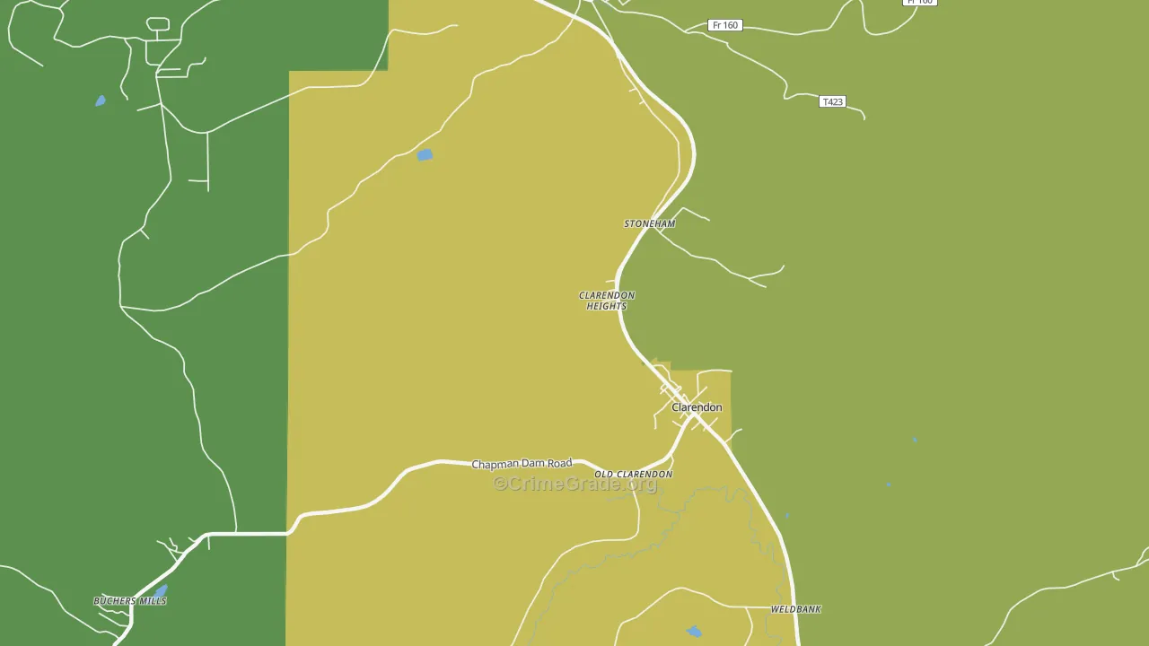 Stoneham, PA Map of Vandalism Rates