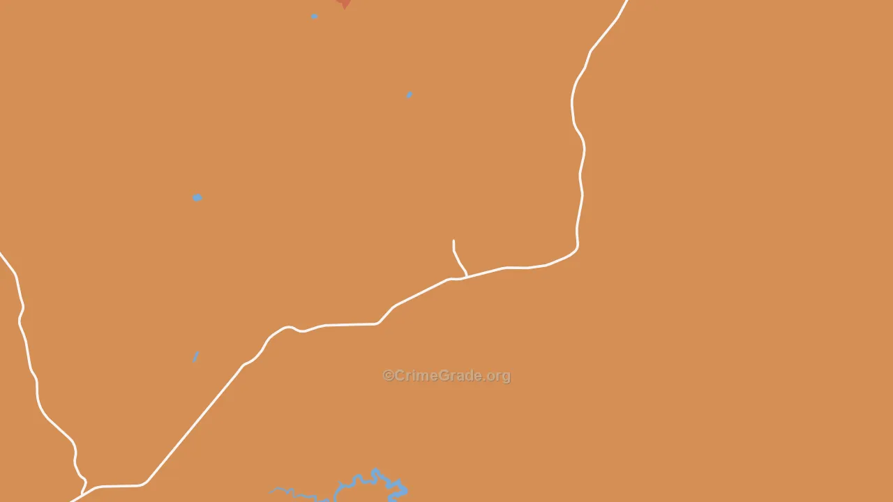 Stoneman Lake, AZ Map of Vandalism Rates