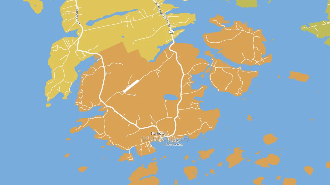 Stonington, ME Map of Vandalism Rates