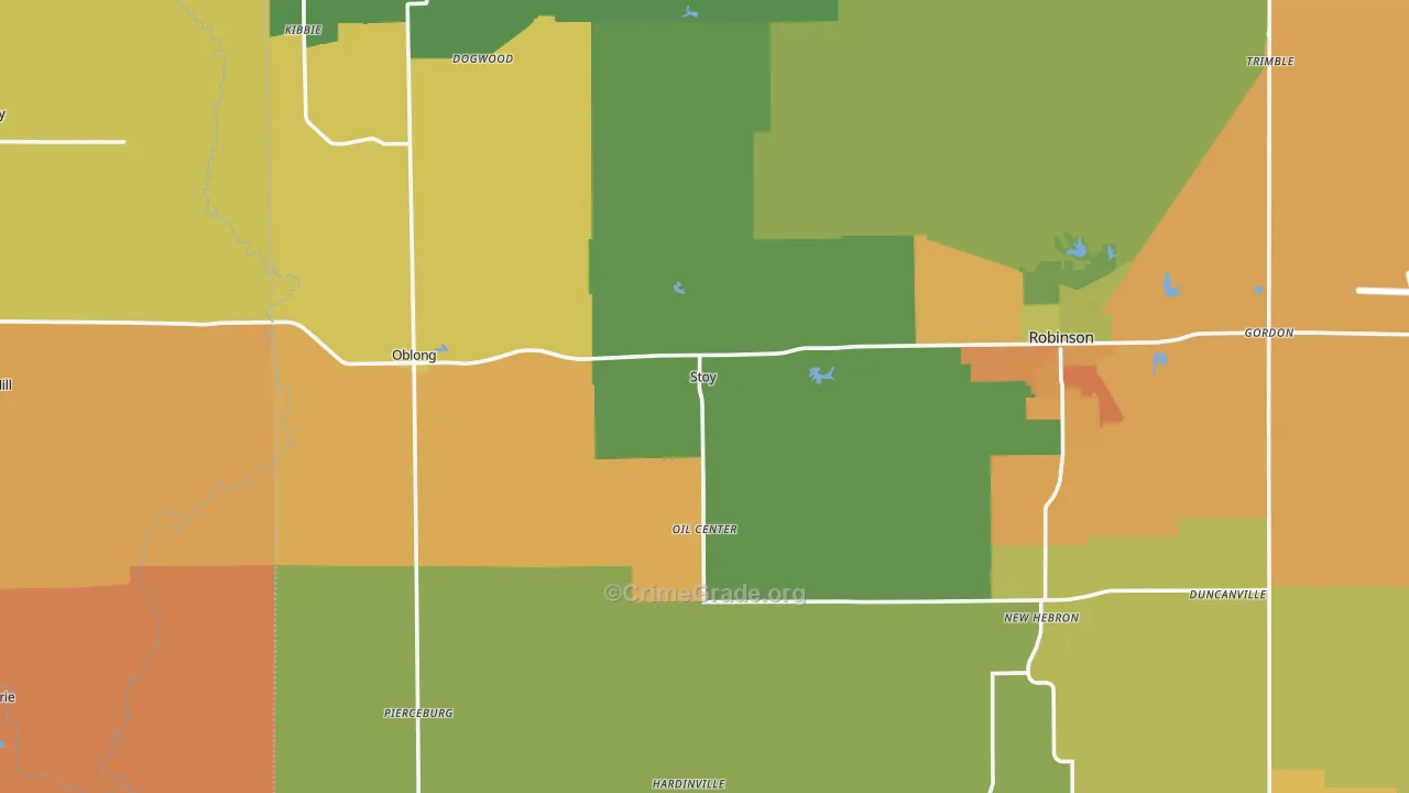 Stoy, IL Map of Vandalism Rates