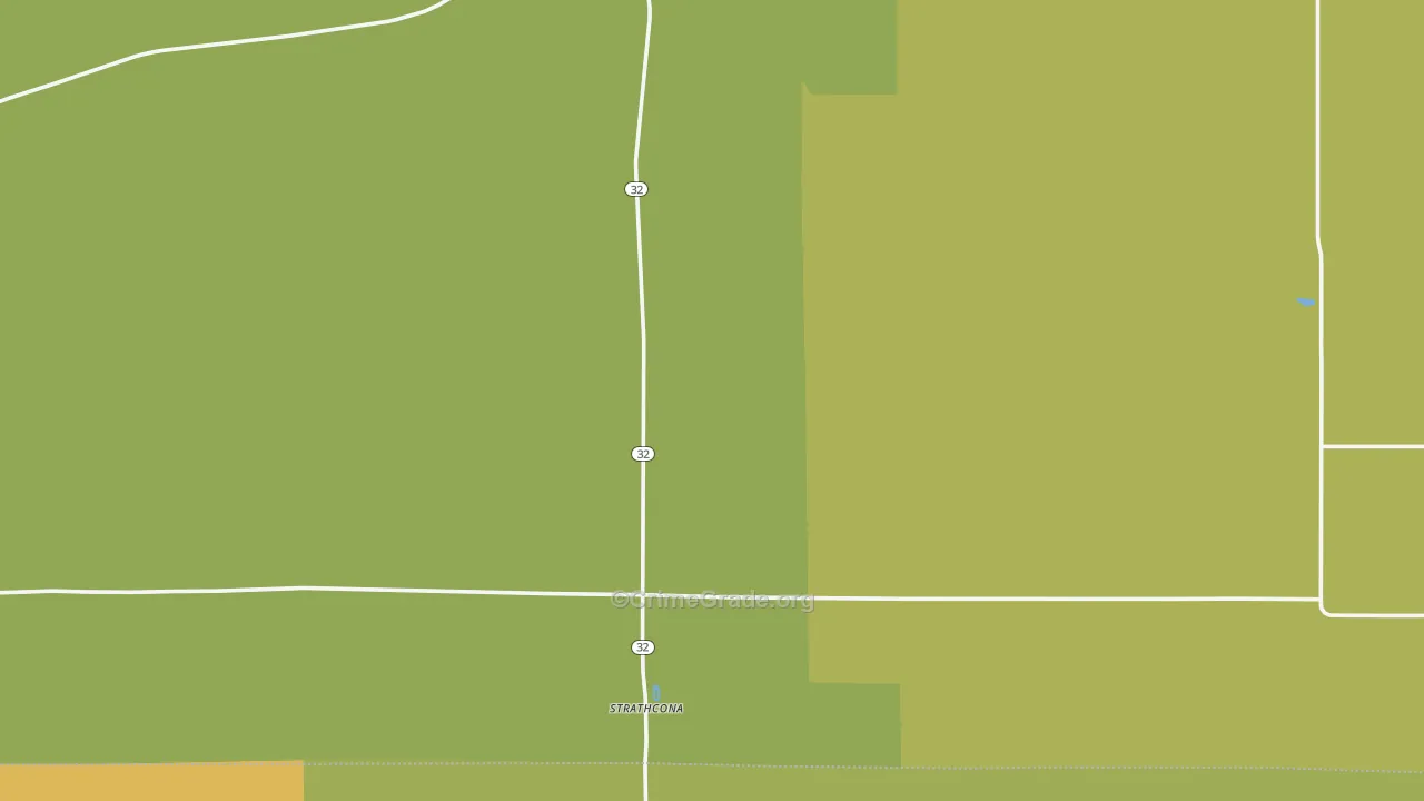 Strathcona, MN Map of Vandalism Rates