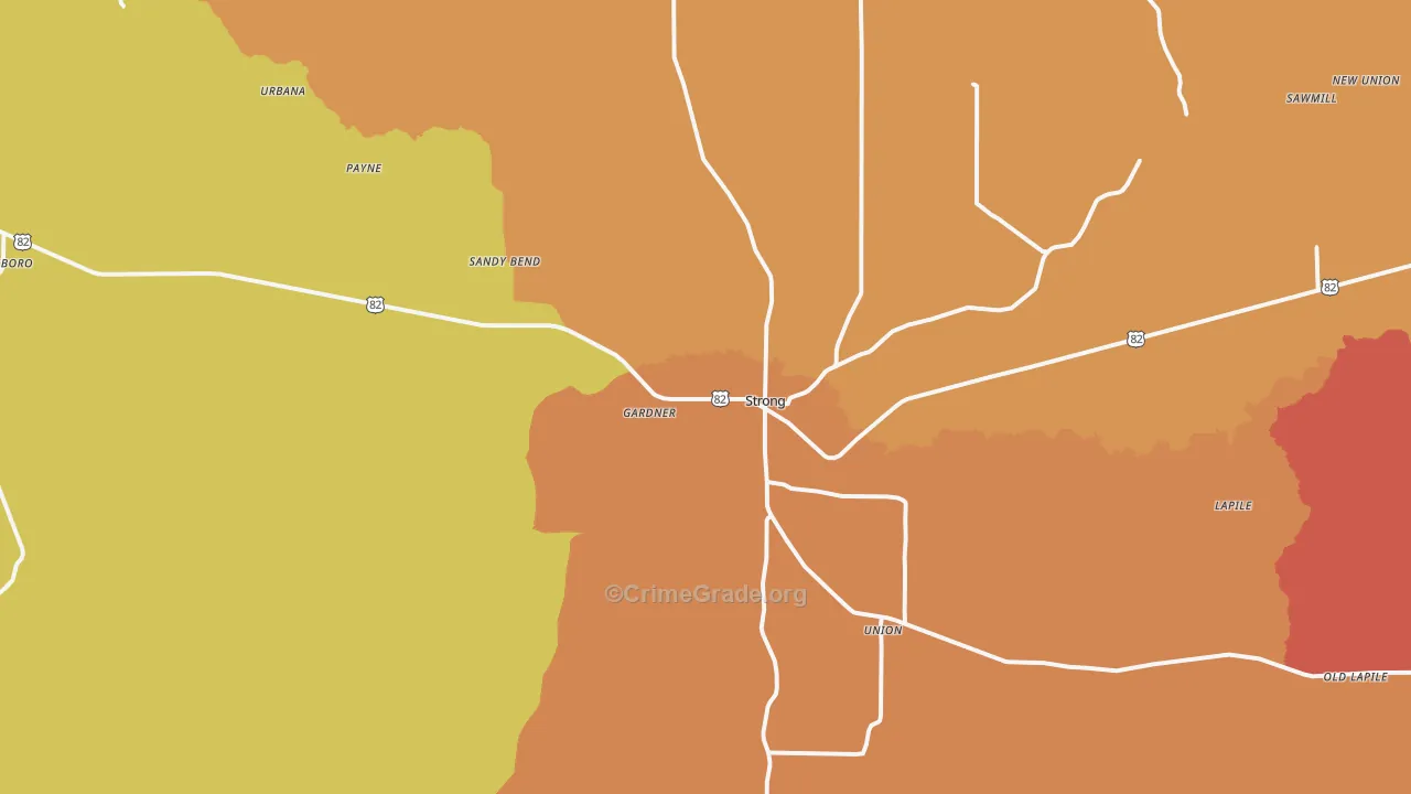 Strong, AR Map of Vandalism Rates