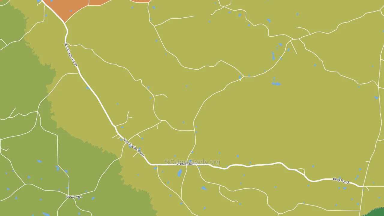 Stronghope, MS Map of Vandalism Rates