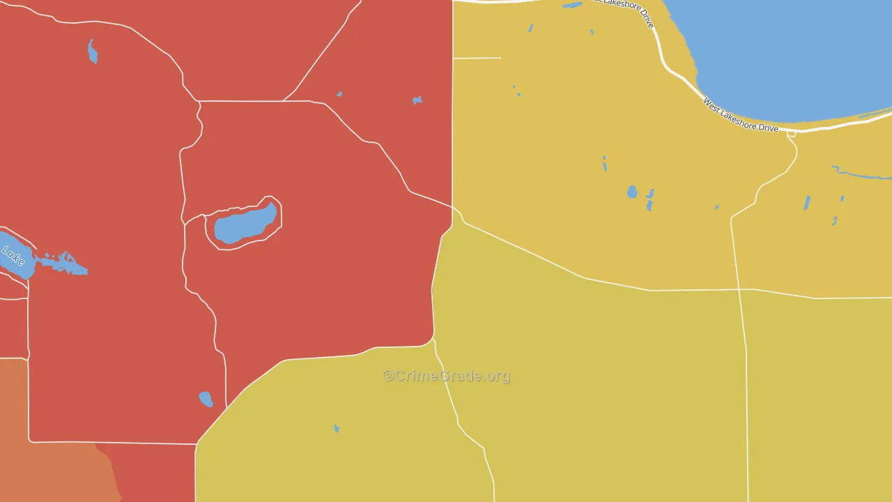 Strongs, MI Map of Vandalism Rates