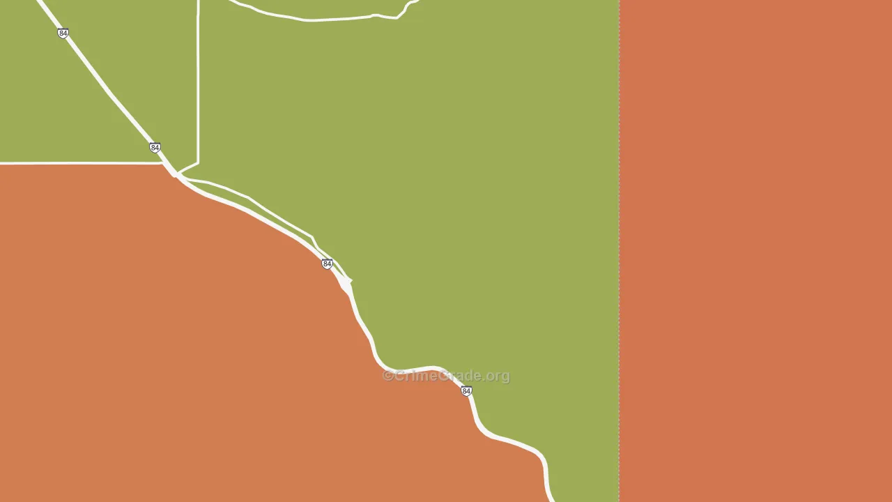 Sublett, ID Map of Vandalism Rates
