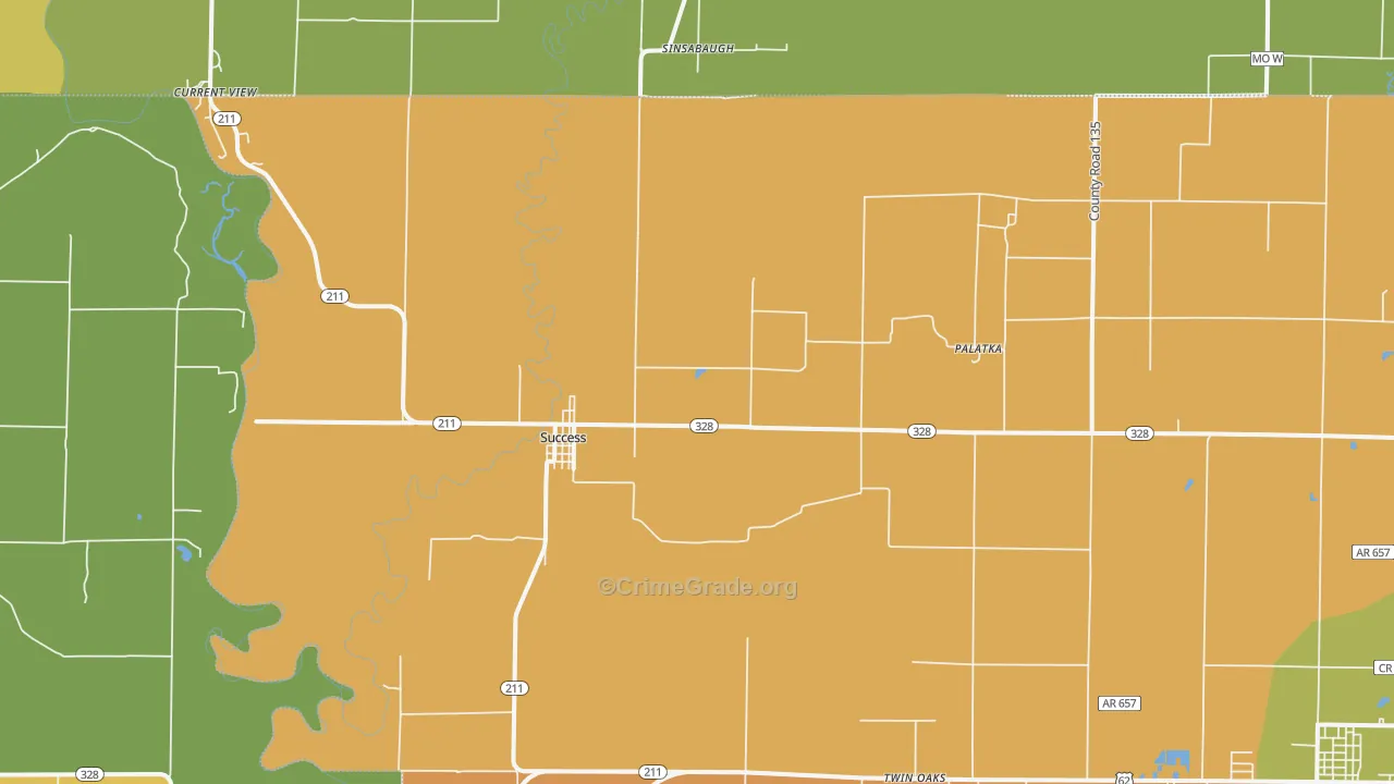 Success, AR Map of Vandalism Rates