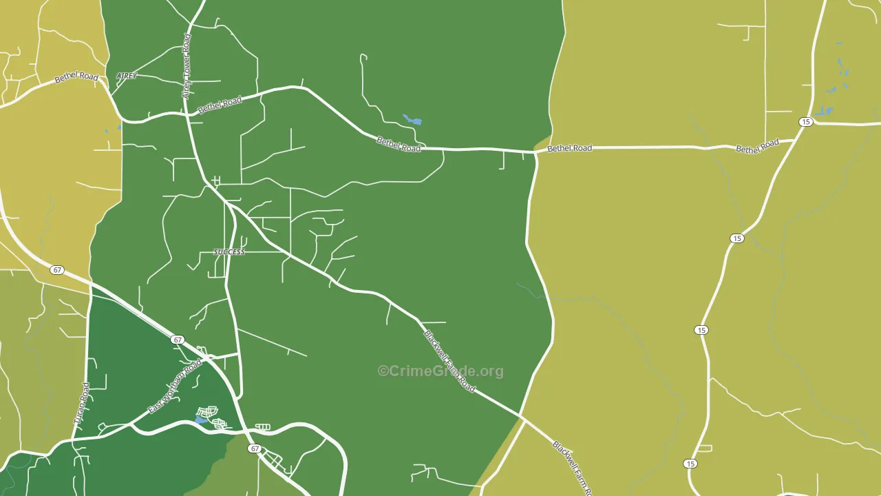 Success, MS Map of Vandalism Rates