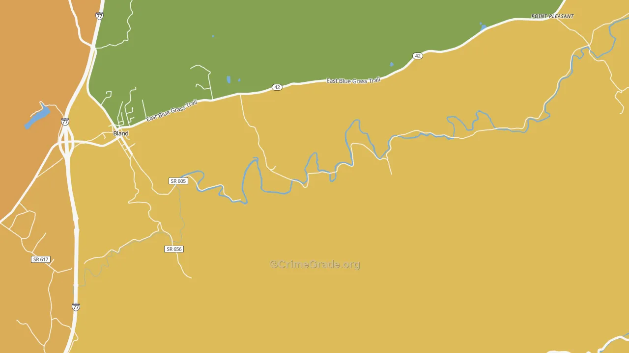Suiter, VA Map of Vandalism Rates