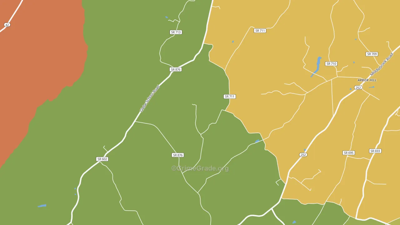 Summerdean, VA Map of Vandalism Rates