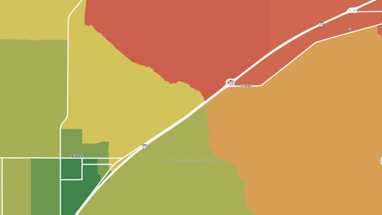 Summit, UT Map of Vandalism Rates
