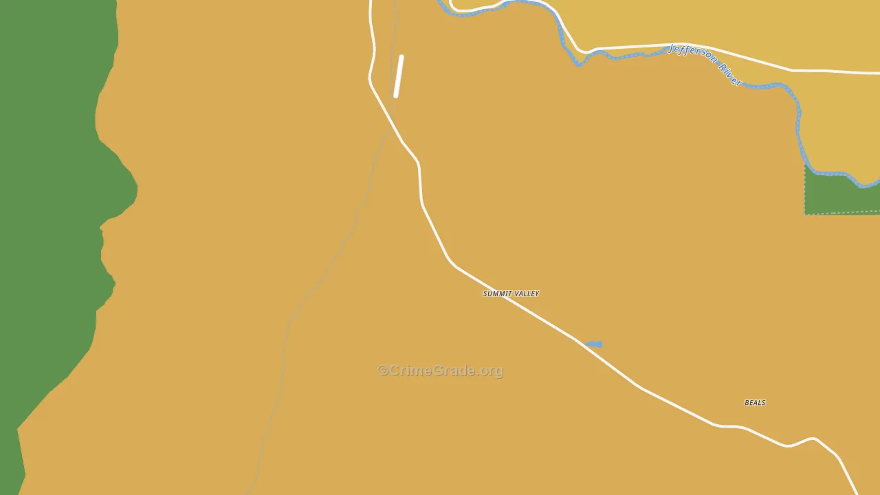 Summit Valley, MT Map of Vandalism Rates