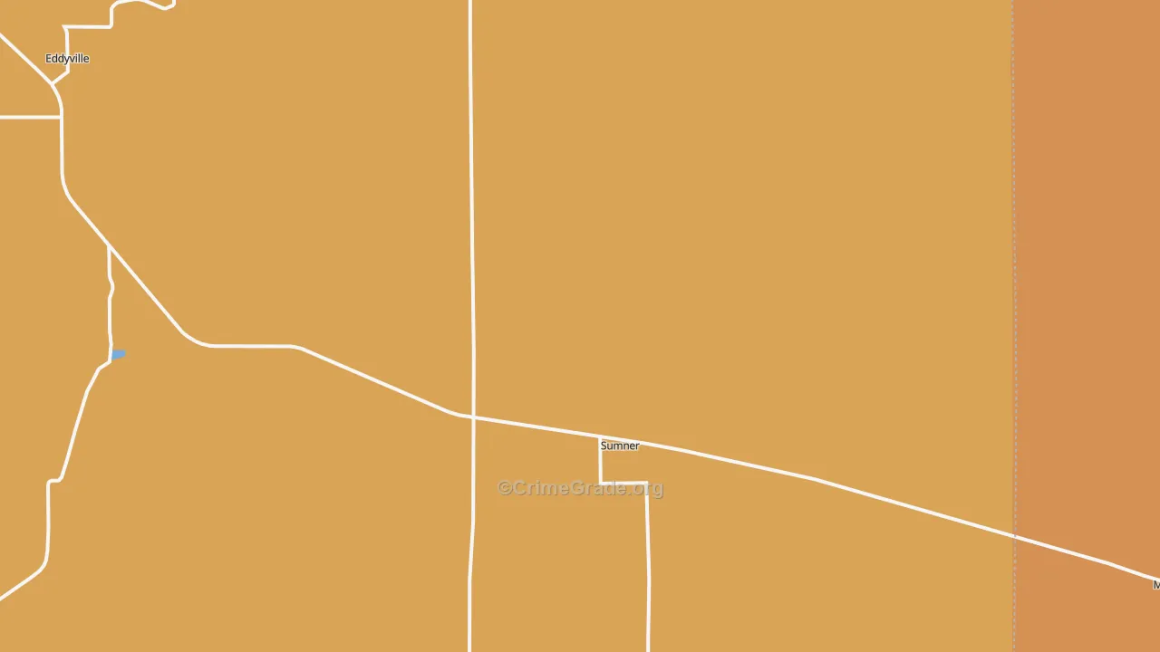 Sumner, NE Map of Vandalism Rates