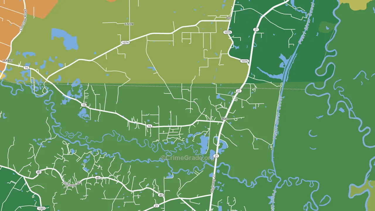 Sun, LA Map of Vandalism Rates
