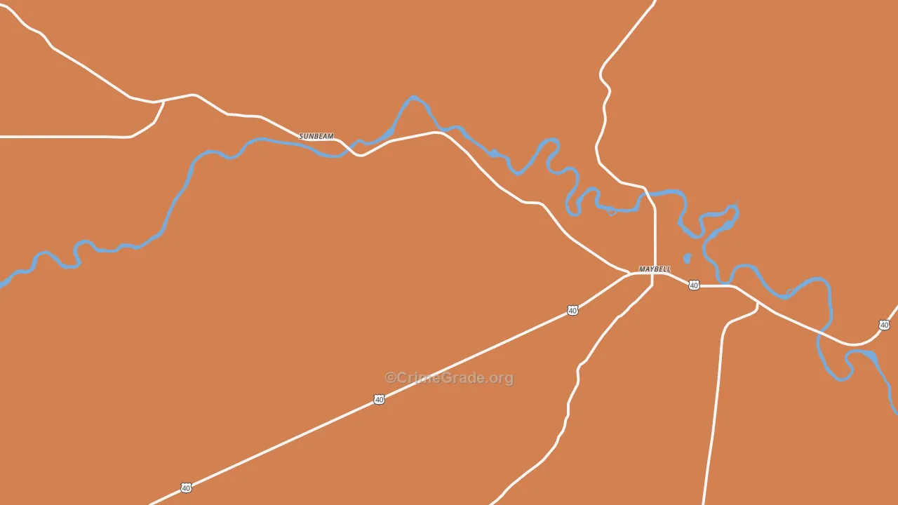 Sunbeam, CO Map of Vandalism Rates