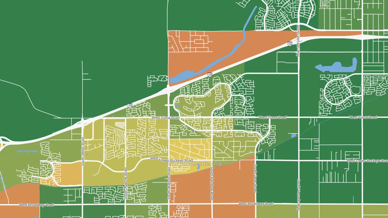 Sundance, Buckeye, AZ Map of Vandalism Rates
