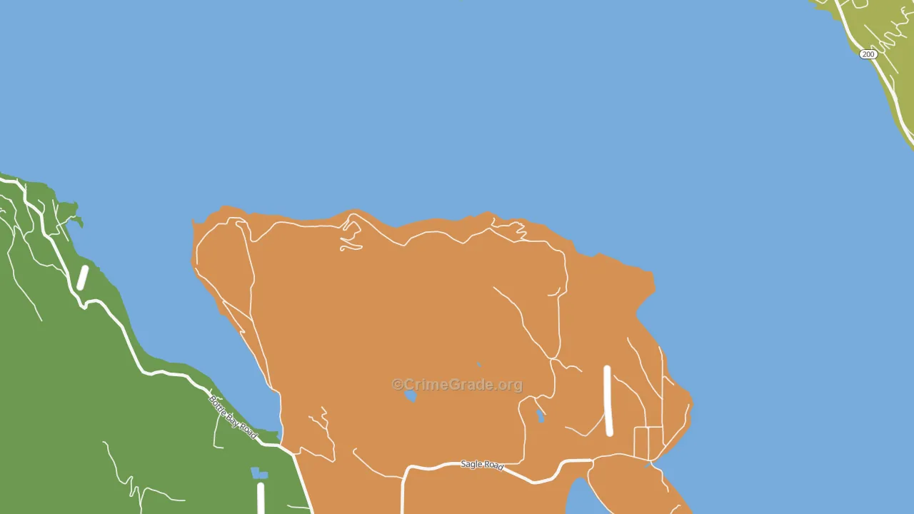 Sunnyside, ID Map of Vandalism Rates