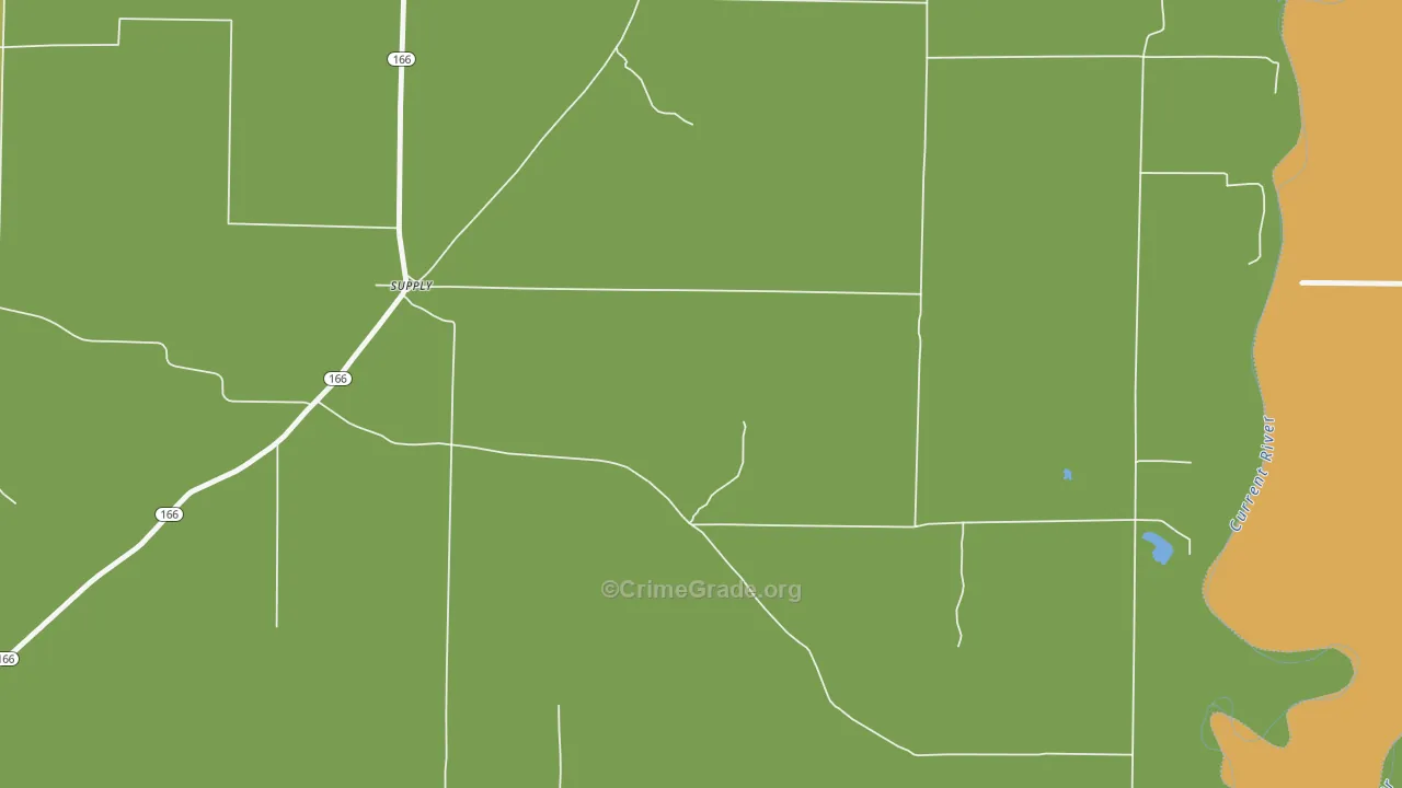 Supply, AR Map of Vandalism Rates